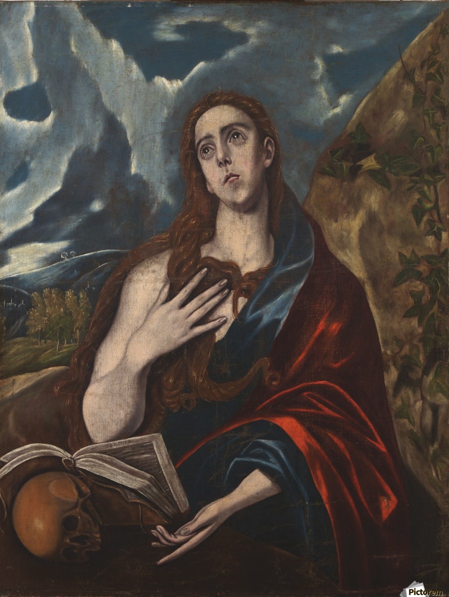 Mary Magdalen by El Greco Wall Art
